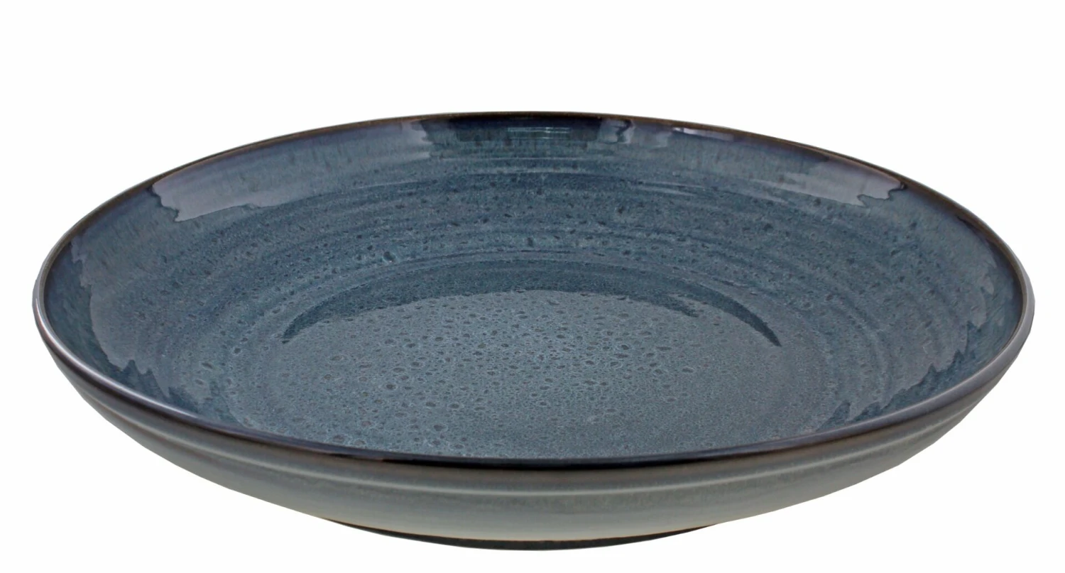 Oldenhof 1821 serveerbord ø 45 cm aardewerk indigo spickel blauw Oldenhof 1821 Serveerbord ø 45 Cm Aardewerk Indigo Spickel Blauw -Exporteren Oldenhof winkel 01.737 1.558