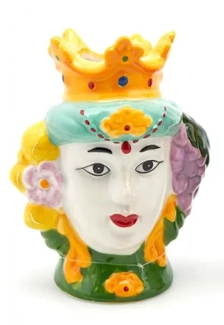 Oldenhof Siciliaans hoofd vrouw S ø 10 cm x 14 cm aardewerk groen Oldenhof Siciliaans Hoofd Vrouw S ø 10 Cm X 14 Cm Aardewerk Groen -Exporteren Oldenhof winkel 016826 70v