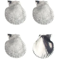 Oldenhof Amuseschelpen Zilvertin 4 Stuks