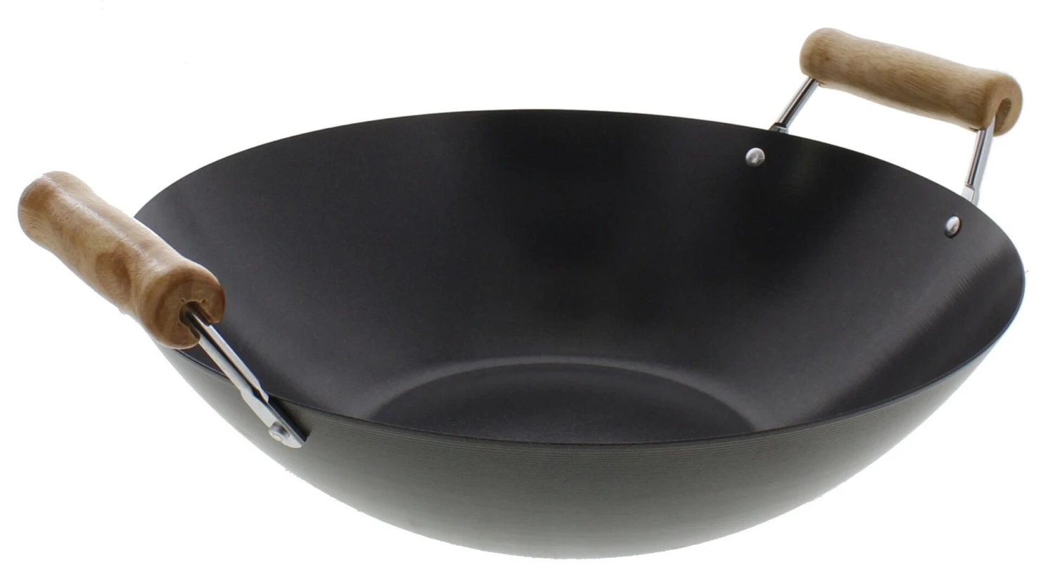Oldenhof wok met anti-aanbaklaag ø 35 cm 2 grepen plaatstaal zwart Oldenhof Wok Met Anti-aanbaklaag ø 35 Cm 2 Grepen Plaatstaal Zwart -Exporteren Oldenhof winkel 2347287 1