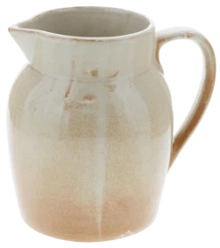 Oldenhof 1821 Hazelnut Karaf 1 Liter Aardewerk Crème