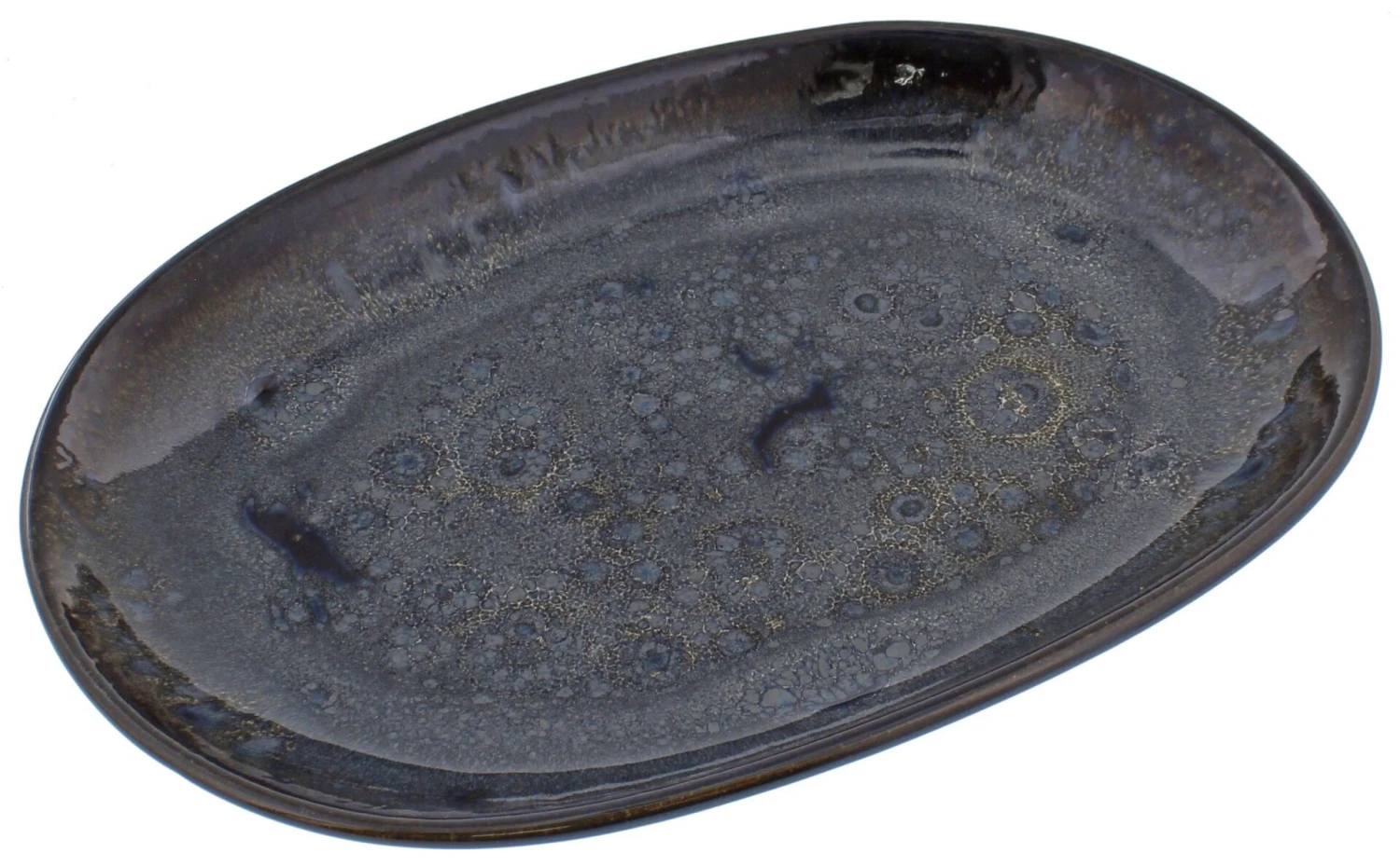 Oldenhof 1821 ovale serveerschaal ø 30,5 x 21 cm aardewerk spikkelblauw Oldenhof 1821 Ovale Serveerschaal ø 30,5 X 21 Cm Aardewerk Spikkelblauw -Exporteren Oldenhof winkel 2349057 1