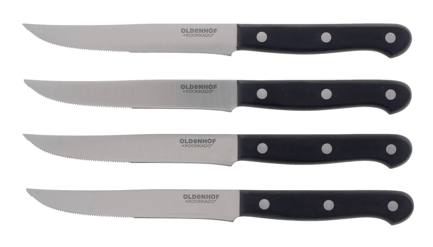 Oldenhof Solo steakmessenset met kartel 13 cm messenstaal 4 Oldenhof Solo Steakmessenset Met Kartel 13 Cm Messenstaal 4 -Exporteren Oldenhof winkel 25748 1