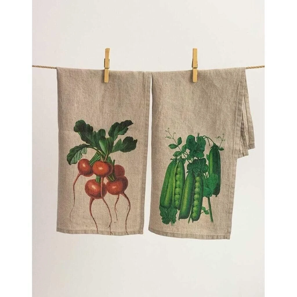 Oldenhof Radish & Peas handdoek 42 x 60 cm linnen 2 stuks Oldenhof Radish & Peas Handdoek 42 X 60 Cm Linnen 2 Stuks -Exporteren Oldenhof winkel