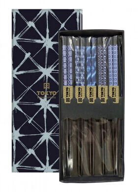 Oldenhof eetstokjes 22,5 cm hout Blue Mixed Designs 5 stuks Oldenhof Eetstokjes 22,5 Cm Hout Blue Mixed Designs 5 Stuks -Exporteren Oldenhof winkel 47991