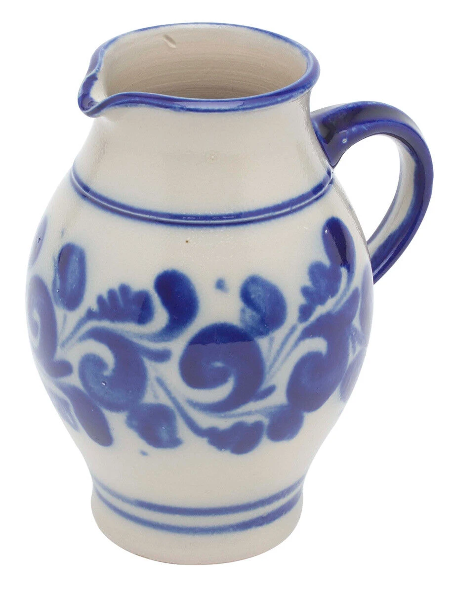 Oldenhof karaf met schenktuit 1 liter keramiek blauw Oldenhof Karaf Met Schenktuit 1 Liter Keramiek Blauw -Exporteren Oldenhof winkel 5650 55696 1