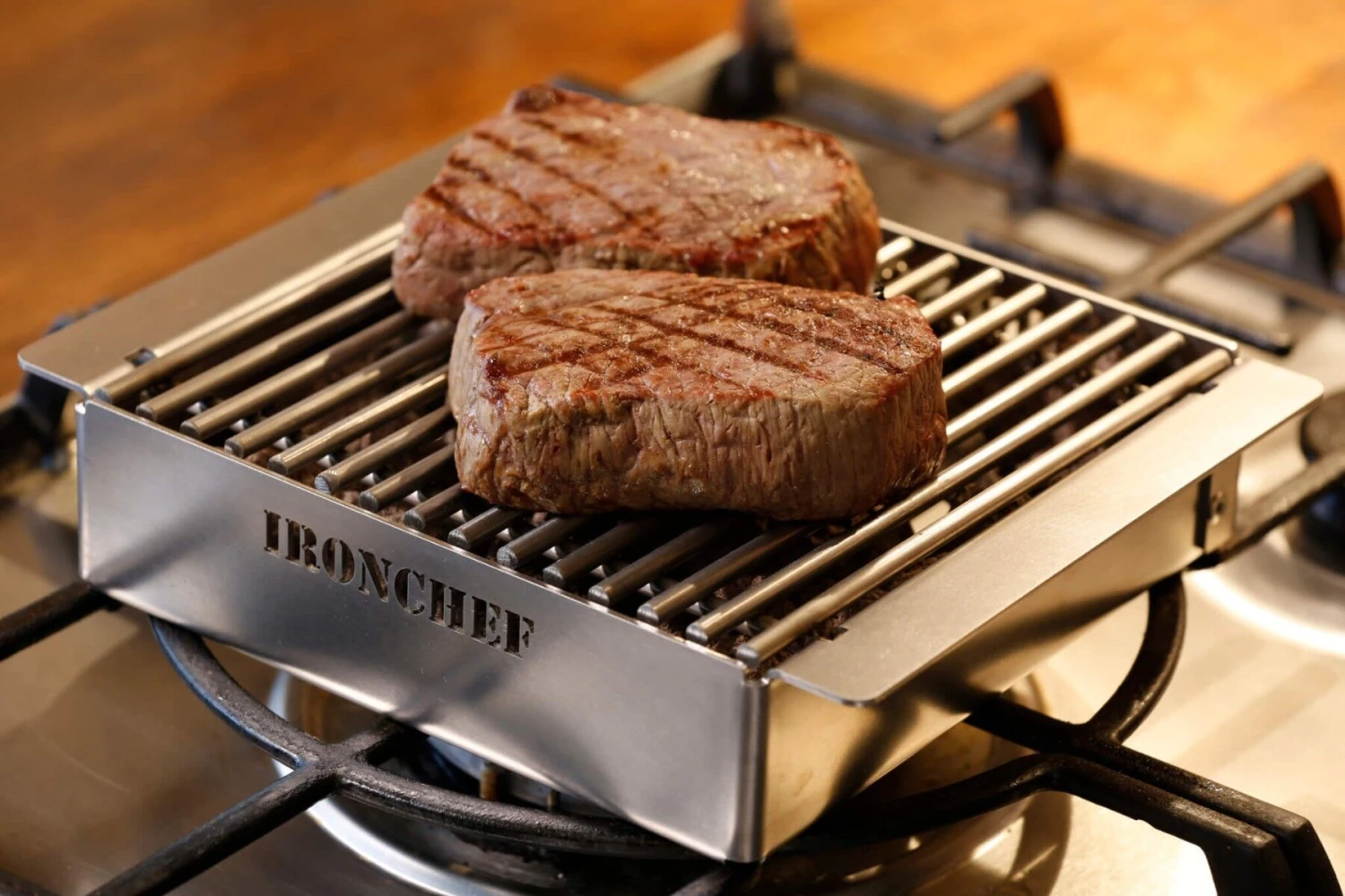 Ironchef lavagrillpan 26 x 21 cm rvs Ironchef Lavagrillpan 26 X 21 Cm Rvs -Exporteren Oldenhof winkel eav1096