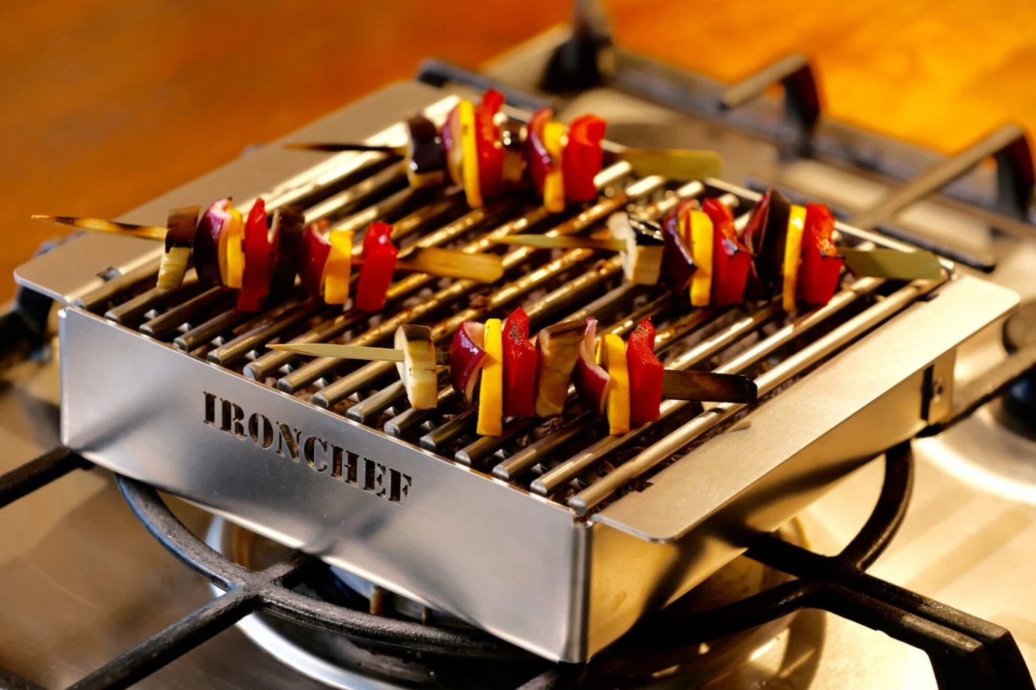 Ironchef lavagrillpan 26 x 21 cm rvs Ironchef Lavagrillpan 26 X 21 Cm Rvs -Exporteren Oldenhof winkel eav1100