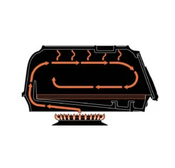 Oldenhof Fernus Stovetop Pizzaoven Rvs -Exporteren Oldenhof winkel fernus dwarsdoorsnede 2