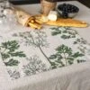 Oldenhof Herb Coreander Placemat 35 X 48 Cm Linnen 2 Stuks -Exporteren Oldenhof winkel linoroom placemat coriander lr34 4