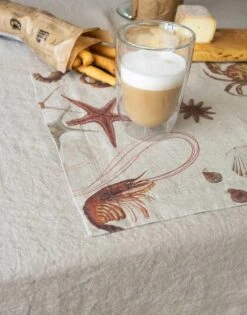 Oldenhof Sea Animals Placemat 35 X 48 Cm Linnen 2 Stuks 4 Oldenhof Sea Animals Placemat 35 X 48 Cm Linnen 2 Stuks -Exporteren Oldenhof winkel linoroom placemat sea vertical lr 34 3