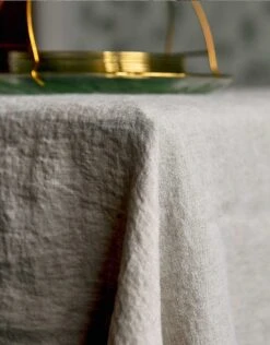 Oldenhof Natural Tafelkleed 170 X 250 Cm Linnen -Exporteren Oldenhof winkel natural beige linen tablecloth linoroom2