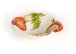 Oldenhof Diepe Schaal Paddenstoel Rood/wit