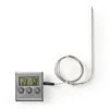 Oldenhof Oventhermometer Met Draadsensor En Timer Kunststof Grijs