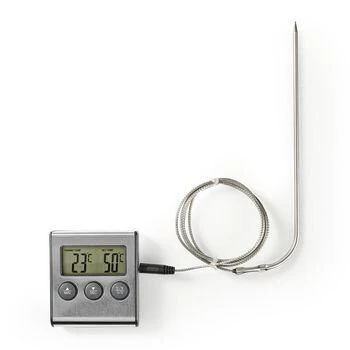Oldenhof oventhermometer met draadsensor en timer kunststof grijs Oldenhof Oventhermometer Met Draadsensor En Timer Kunststof Grijs -Exporteren Oldenhof winkel oldenhof oventhermometer met draadsensor en timer kunststof grijs