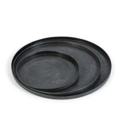 Oldenhof Schaal Met Zandstructuur Small ø 21 X 1 Cm Graphite