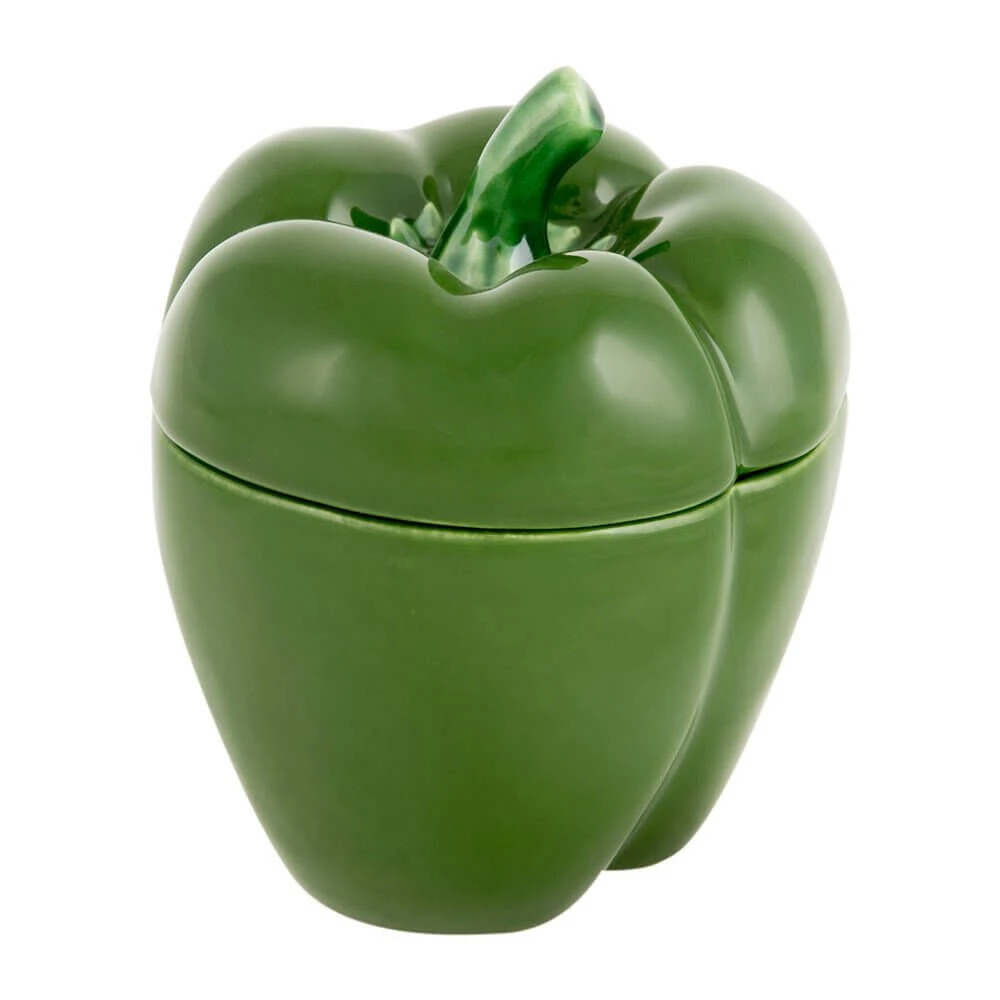 Bordallo Paprika voorraadpot ø 22 cm aardewerk groen Bordallo Paprika Voorraadpot ø 22 Cm Aardewerk Groen -Exporteren Oldenhof winkel pepper yesil small 1