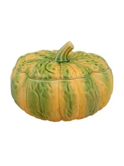 Bordallo Pompoen Voorraadpot 6,3 Liter Aardewerk Geel/groen