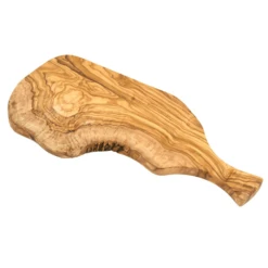 Oldenhof Pure Olive Wood Serveerplank Met Geul Ca. 40 Cm Olijfhout