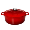 Chasseur Braadpan 5 Liter ø 26 Cm Gietijzer Rood 1 Chasseur Braadpan 5 Liter ø 26 Cm Gietijzer Rood -Exporteren Oldenhof winkel round casserole rubis02 1