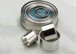 Oldenhof Uitsteekvormen Rond Rvs 11-delig