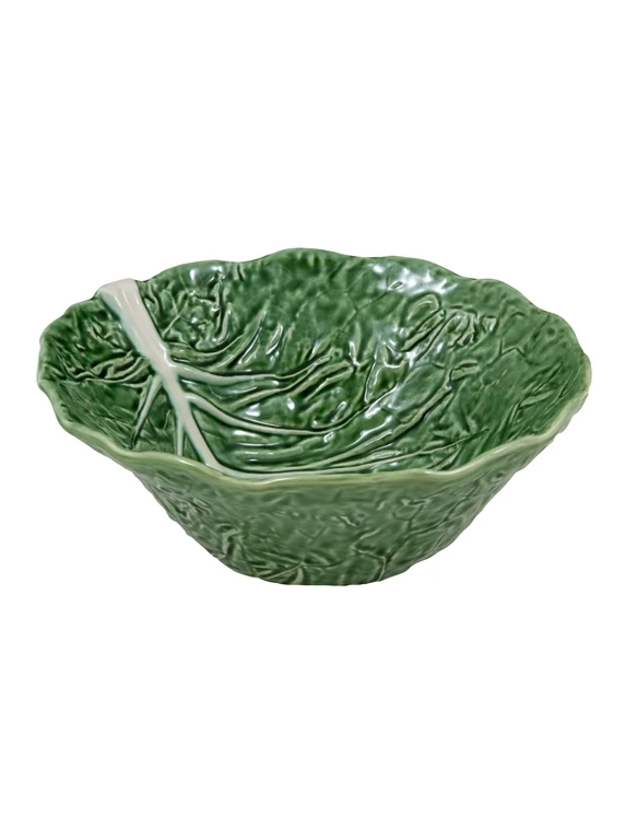 Bordallo koolblad diepe saladeschaal ø 29 cm aardewerk groen Bordallo Koolblad Diepe Saladeschaal ø 29 Cm Aardewerk Groen -Exporteren Oldenhof winkel saladeschaal