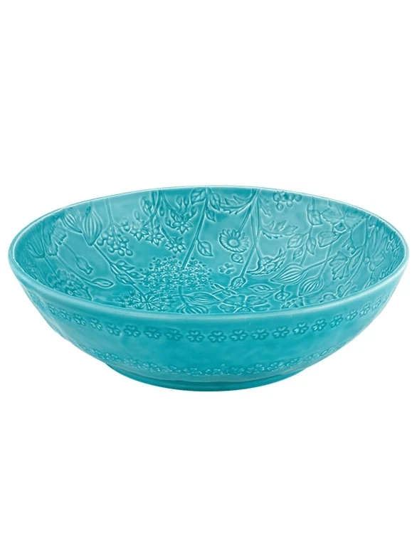 Bordallo Flora Azul saladeschaal ø 30,5 cm aardewerk blauw Bordallo Flora Azul Saladeschaal ø 30,5 Cm Aardewerk Blauw -Exporteren Oldenhof winkel salat2 1