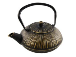 Oldenhof Theepot 1,5 L Goud Zwart Gietijzer